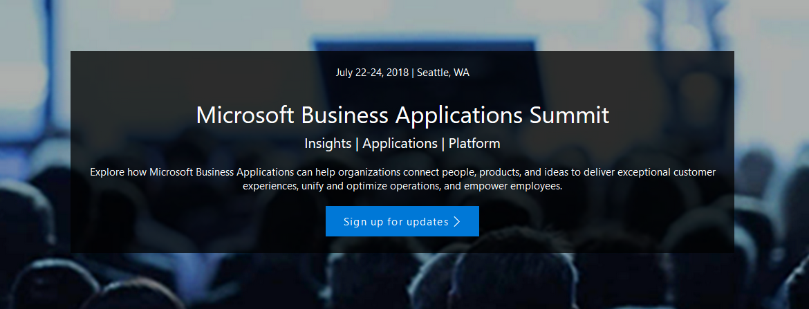 Microsoft Business Applications Summit